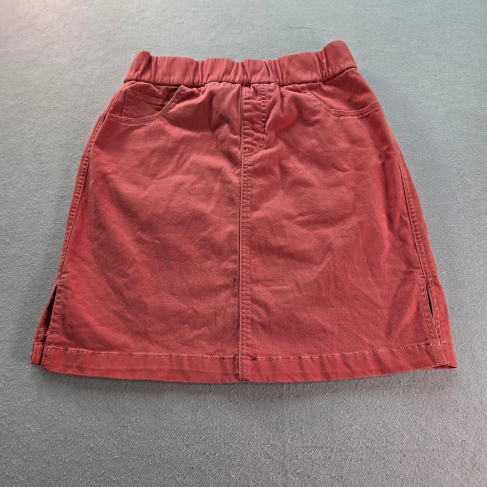 Jag Womens On The Go Skort Coral Red Twill Pull On Skirt Size 0 J3101TWL633